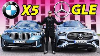 Mercedes GLE gegen BMW X5 Vergleich