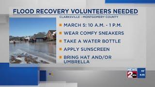 Flood recovery volunteers needed