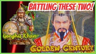 Hubby vs Ghengis Khan!Dragon Link Golden Century and Ghengis Khan Slots in Vegas