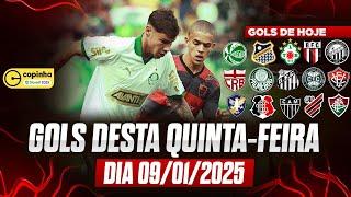 ️ TODOS OS GOLS DESTA QUINTA 09/01/2025 GOLS DA COPINHA, GOLS DA RODADA, GOLS DE HOJE,GOLS DO DIA