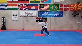 Sarah Upton - Final - 2nd virtual Range open poomsae championships
