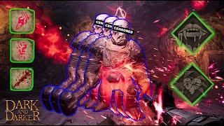 Killing The Cave Troll as Warlock | Leveling | Dark and Darker Goblin Caves Gameplay