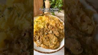 Schab w sosie pieczarkowym  #meat #schab #recipe