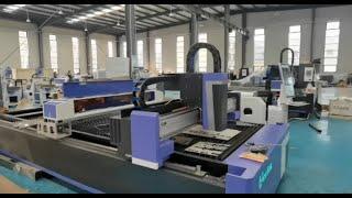 Fiber and CO2 laser cutting machine for metal & non-metal