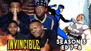 INVINCIBLE VS CONQUEST!!! Invincible Season 3 Ep 7-8 Reaction