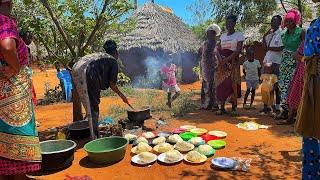 Cooking African Village food/Giriama Coconut Fish Curry with Sima/African Village life