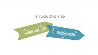 Introduction to Stakeholder Engagement