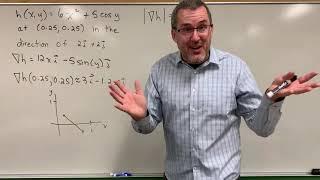 Directional Derivatives and Gradient Vectors Part 2 [Dr. Scott Adamson]