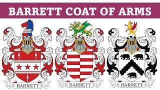 Barrett Coat of Arms & Family Crest - Symbols, Bearers, History