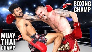 Olympic Boxer tries Muay Thai - This Happened