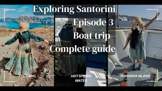 Santorini boat trip: complete Guide