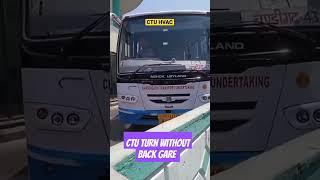 ctu Driver turn on road #ctudriver #cet #bus #driver_newbharti_2023 #chandigarh #driver_exams_2023