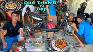 Quá Trình Làm Xe Đạp Điện Độ Cap Full Đồ Chơi Cực Chất