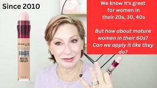 Maybelline Age Rewind, Is It Just for Young Women?    #oversixty #matureskinmakeup #maybelline