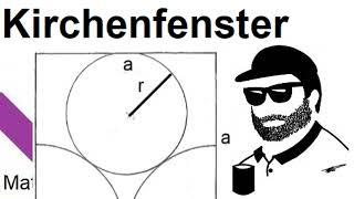 Pythagoras: Kirchenfenster oder Abstand sich beruehrender Kreise | Mathematik beim Mathe Schmid