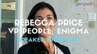 Rebecca Price - VP of People, ENIGMA