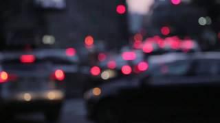 Traffic Night Lights Background Bokeh Blur City No Copyright Video HD