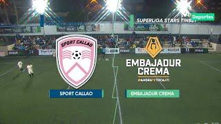 EMBAJADUR CREMA vs SPORT CALLAO | 9-1| Súper Liga Stars Fútbol 7 | Fase de Grupos