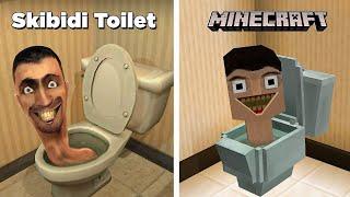 I Remade SKIBIDI TOILET Scenes In Minecraft