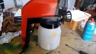 Airless Kumas spray gun cleaning