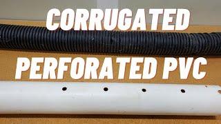 #QTOW# Corrugated vs perforated PVC drainage pipe