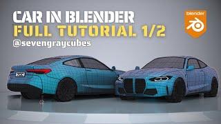 Car in blender: Full tutorial - part 1/2