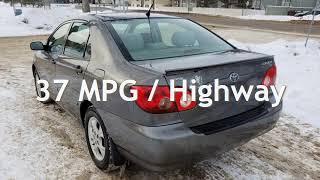 2005 Toyota Corolla CE-LOWKM-SUNROOF-ACCIDENT FREE-FINANCING AVAILABLE for sale in Edmonton, AB