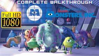Longplay of Pixar's Monsters Inc Scream Arena (Nintendo Gamecube, 2002)-Complete Walkthrough in HD