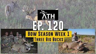 All Things Hunting ep 120 Bow Season Week 1 Three Big Bucks