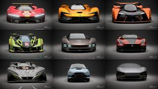 Top 50 Best & Worst Startup Engine Sounds Vision GT (10th Anniversary) | Gran Turismo 7