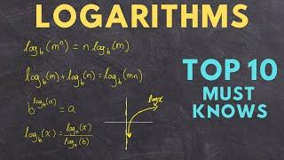 LOGARITHMS Top 10 Must Knows (ultimate study guide)