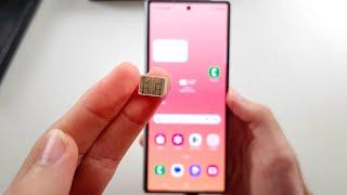 How To Get a SIM Card Out of Samsung Galaxy Z Fold 6