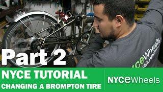 How to fix a flat on your Brompton - Part 2