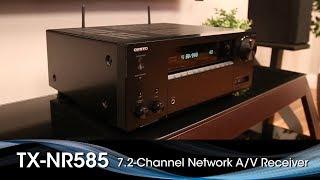 The Onkyo TX-NR585 AV Receiver