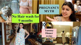 SHOCKING PREGNANCY MYTHS | Cooked Yummy Dinner | VLOG