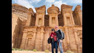 Exploring the "Rose City" Petra, Jordan with AJ and Shirley in 4K Ultra HD - April 2019