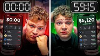 I Tried Trading Memecoins For 1 Hour (Realistic Results)