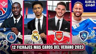 Los 12 FICHAJES MAS CAROS del VERANO - ¡Ahora pagan 100 MILLONES por cualquiera!