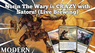 Norin The Wary is CRAZY with Satoru! (Live Brewing) | Satoru Vial | Modern | MTGO