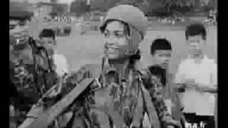 Ros Sereysothea in the army (1972)