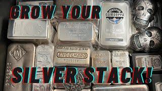 How to GROW YOUR Silver Stack! #silverstack #silverstacking