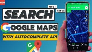 Flutter Google Maps Location Search | Flutter Location and Place Search Google Maps |Search Location