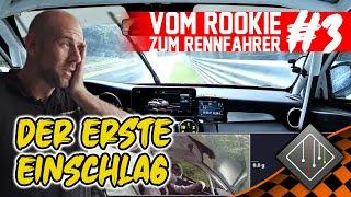 Der erste Unfall / Einschlag | Vom Rookie zum Rennfahrer #3 | Team mcchip-dkr