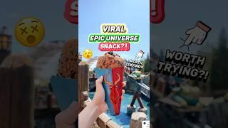 VIRAL Epic Universe Snack WORTH TRYING?!  (Mac n Cheese Cones @ Isle of Berk)