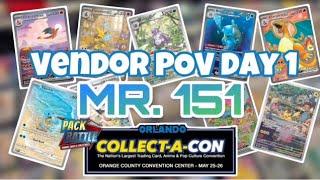 Pokémon 151  | Collect-A-Con Orlando | Vendor POV Day 1