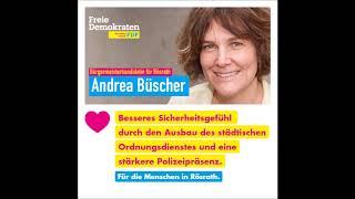 Die FDP Rösrath und die Bürgermeisterkandidatin Andrea Büscher haben viele Ziele für Rösrath.