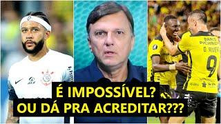 "Cara, a CHANCE de o Corinthians VIRAR contra o Barcelona de Guayaquil hoje é..." Mauro Cezar OPINA!