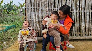 Single mother grows vegetables and sells corn to have money to prepare Tet clothes