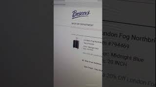 How i got Boscovs coupon code  Get 300$ #couponing #shorts