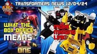 Box Office Report for Transformers One, Missing Link Sunstreaker!